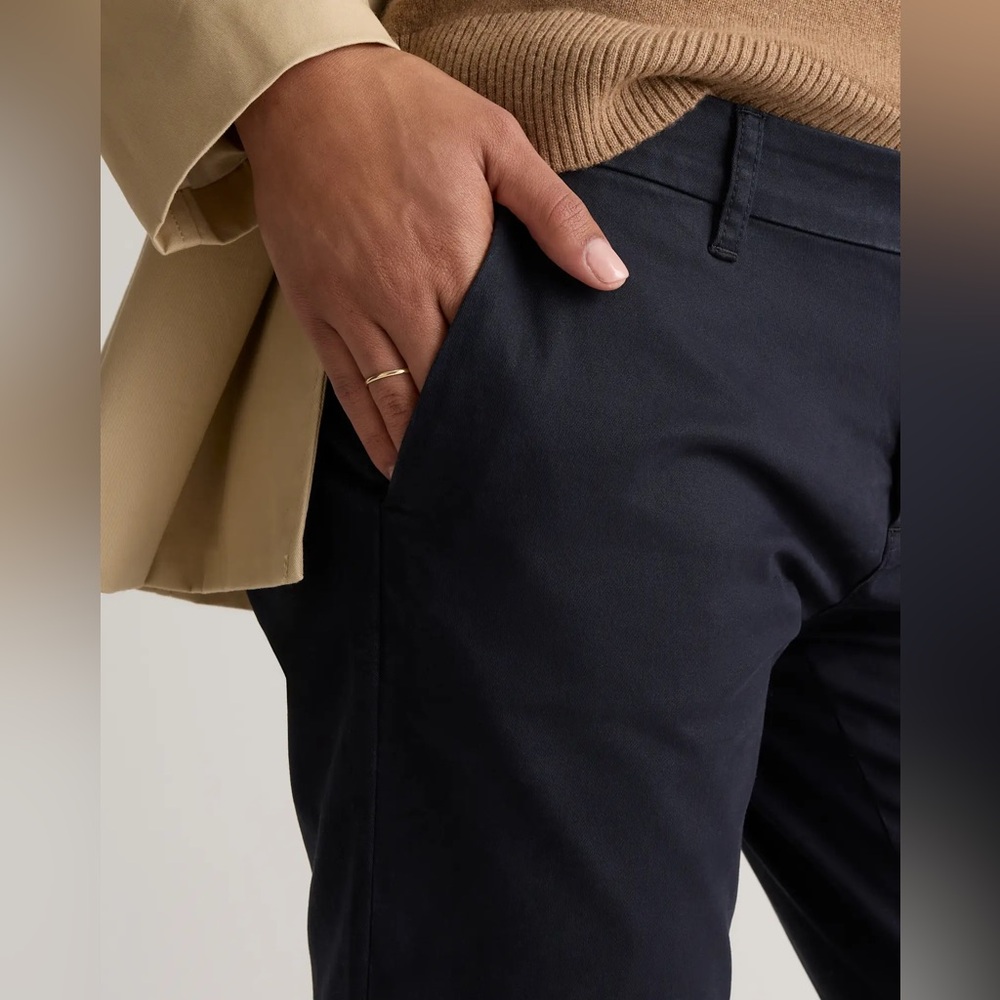 NEW!!! Quince Organic Stretch Cotton Chino Pants - Picture 5 of 12